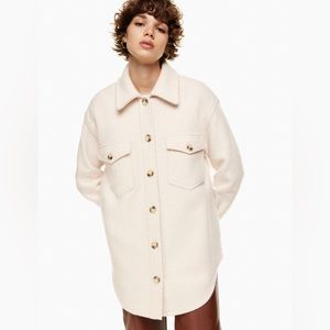 Aritzia Wilfred Free Ganna Jacket - Heather Bone